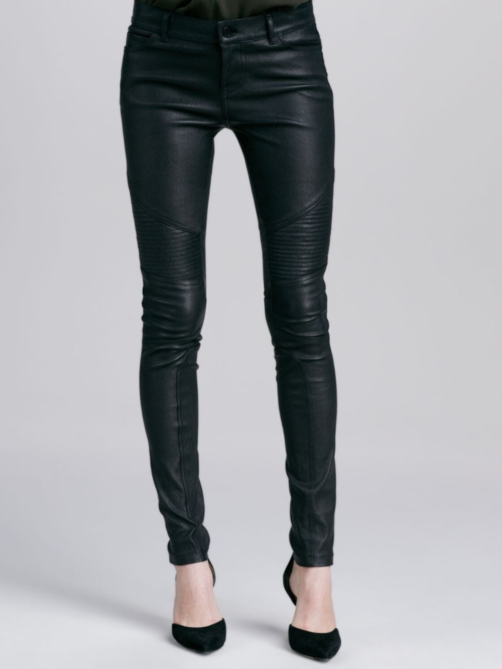 Vince Black Lamb Leather Pants Sz 4